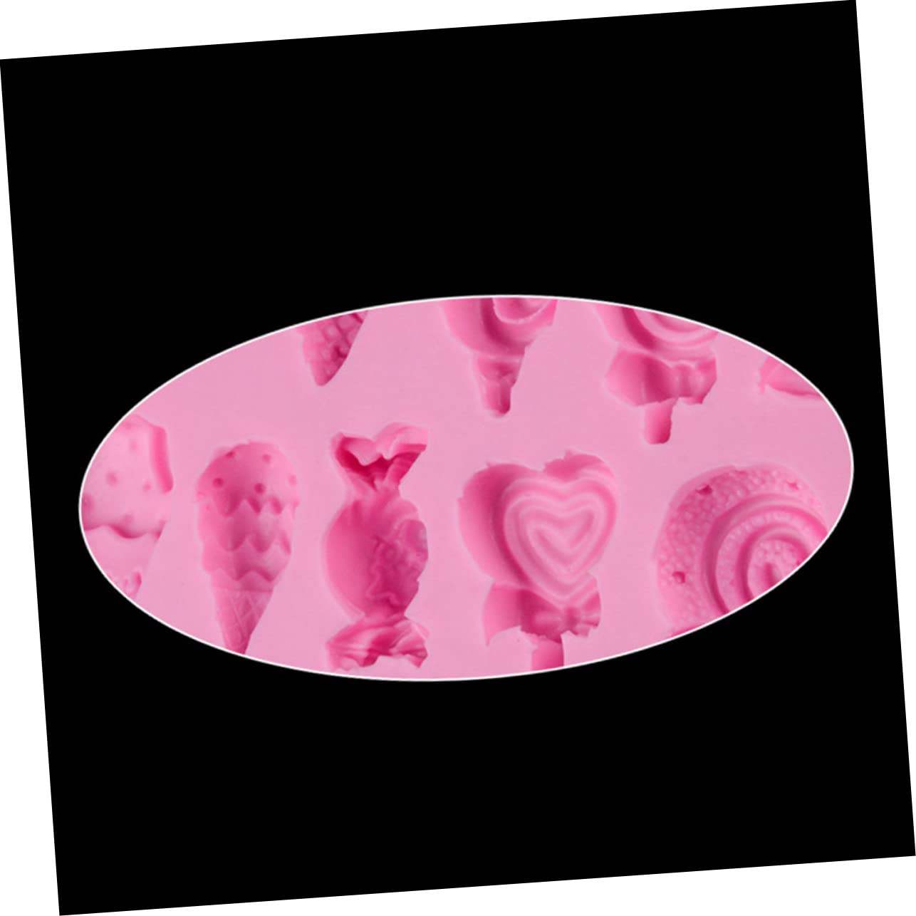 Abaodam 3 Stücke Fondant Backen Kuchen Dekorieren Werkzeuge Lollipop Silikon Form