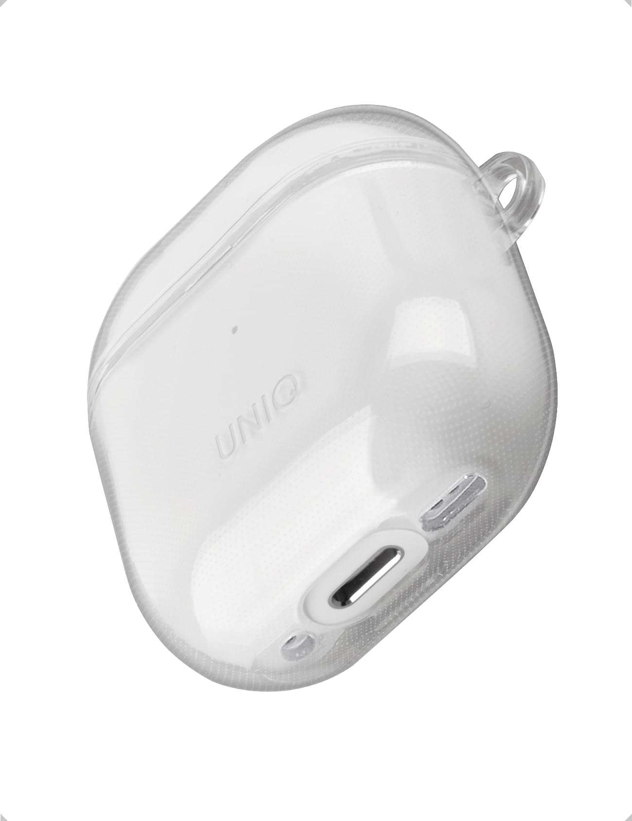 Amazon | 【UNIQ】 AirPods 4 対応 クリアケース ワイヤレス充電対応