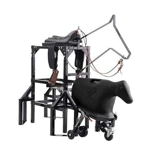 7K Roping Something Powered Iron Horse and Calf Sled Bundle - Color Options (Black)