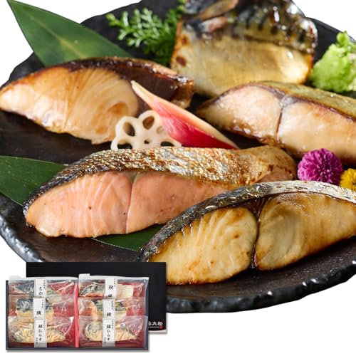 風味絶佳.山陰 お歳暮 ギフト 人気 ランキング 西京漬け 詰合せ（さわら・秋鮭ほか6切入） 氷温熟成 無添加 漬け魚 個包装 海鮮 魚 ギフト プレゼントのサムネイル