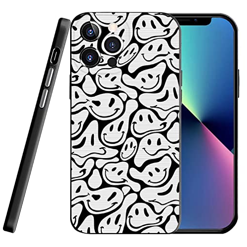 iphone 13 pro ケース smile 大きな目 かわいいパターンおしゃれ 面白いデザイン スマイリーフェイスパターンイホン 13 pro スマホ ケース アイフォン 13 pro カバー アイフォン 13 pro 滑り止め/指紋防止 全面保護 耐衝撃 韓国 いphone 13 pro スマホケース