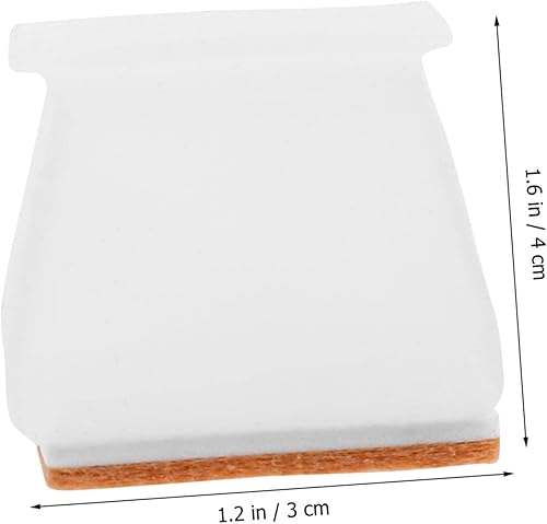 Miniatura 8 de DOITOOL 1 juego de 16 alfombrillas para mesa y silla, protectores de patas de muebles, protectores de pies para taburetes, tapas de patas de
