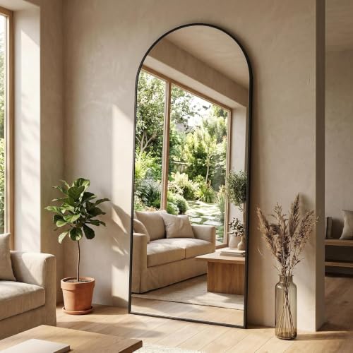 NBGV 57.1"x17.1" Floor Mirror Full Length, Arched Full Length Mirror - image 1