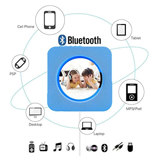 Lettore CD Speaker Bluetooth portatile Lettore di