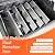 QuliMetal Stainless Steel Warming Rack and SUS304 7636 Flavorizer Bars for Weber GS4 Spirit II 300 and Spirit 300 Series Gas Grills with Front Control Knob
