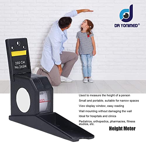 Image of (2m /200cm) Stature Meter (Stadiometer /Height Scale) Wall Mounted For Adult & Children Height Measuring Tape