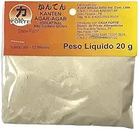 Kanten em Pó Gelatina Ágar Ágar 20g Casa Forte