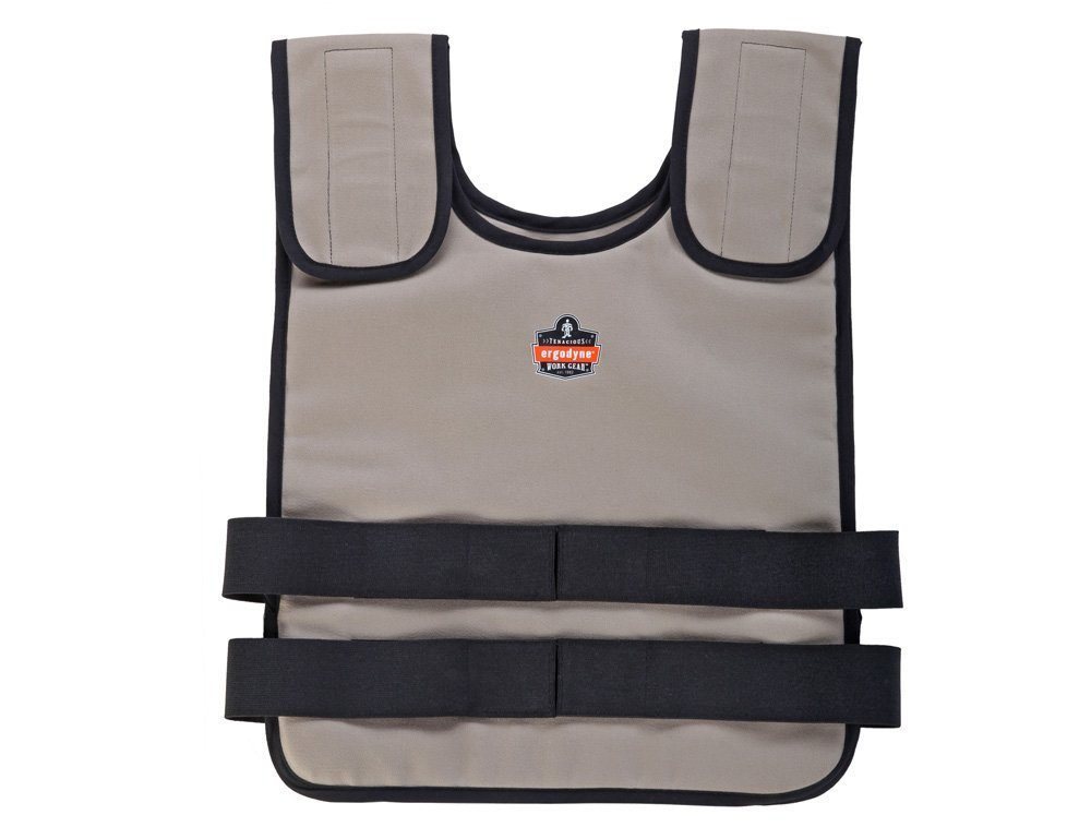 Ergodyne Chill-Its® 6200S Phase Change Cooling Vest, Small/Medium, Khaki