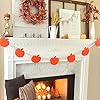 FestalMart Fall Decor-Fall Decorations for Home-Felt Pumpkins Wood Bead Garland for Fall Decor- Halloween Thanksgiving Farmhouse Felt Banner for Fireplace Mantel Walls FestalMart Fall Decor-Fall Decorations for Home-Felt Pumpkins Wood Bead Garland for Fall Decor- Halloween Thanksgiving Farmhouse Felt Banner for Fireplace Mantel Walls