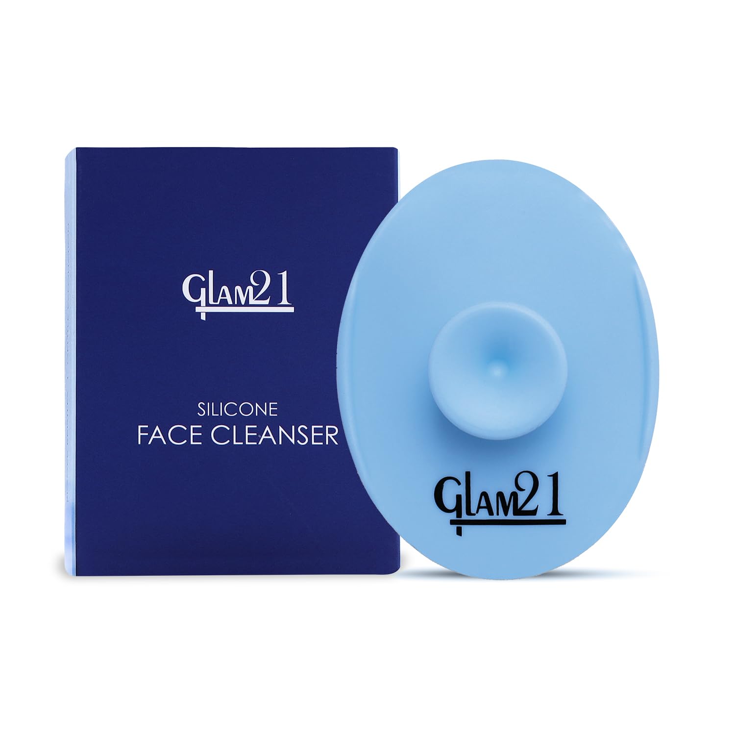 Sponsored Ad - Glam21 Silicone Face Cleanser Scrubber for Soft Exfoliating Cleansing and Massaging Tool Face Massage Blackhead, Dull & Pollution Removing | Skin Hygiene (Small)