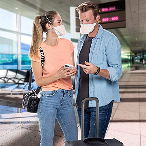 HALYARD FLUIDSHIELD N95 Respirators, ASTM Level 3 Face Mask, Regular Size, Orange, 46727 (Box of 35)