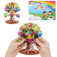 Ainiv Color Sorting Toys Sensory Toys for Toddlers, Color Matching Educational Toys for Autism & Fine Motor Skills, Montessori Math Skills Games Toys for Kids Boys Girls Ages 3 +