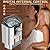 TaTalife Outdoor Barrel Steam Sauna Room with Porch, Canadian Hemlock Wood Sauna Room with 6KW TOULE Electric Heater with Sauna Stone, Sauna Accessories, 6 Person Home Traditional Wooden Saunas