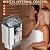 TaTalife Outdoor Barrel Steam Sauna Room with Porch, Canadian Hemlock Wood Sauna Room with 6KW TOULE Electric Heater with Sauna Stone, Sauna Accessories, 6 Person Home Traditional Wooden Saunas