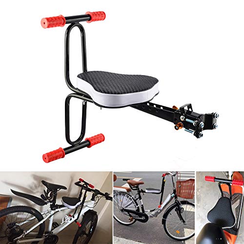Child Bike Seat Front-mount Child Bike Seat for Toddlers Foldable Ultralight Baby Kids' Bicycle Carrier Handrail for… - Image 7