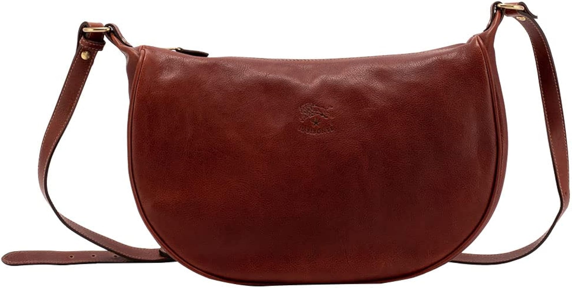 茄子紺 ILBISONTE イルビゾンテショルダーバッグ 斜め掛けカバン 赤