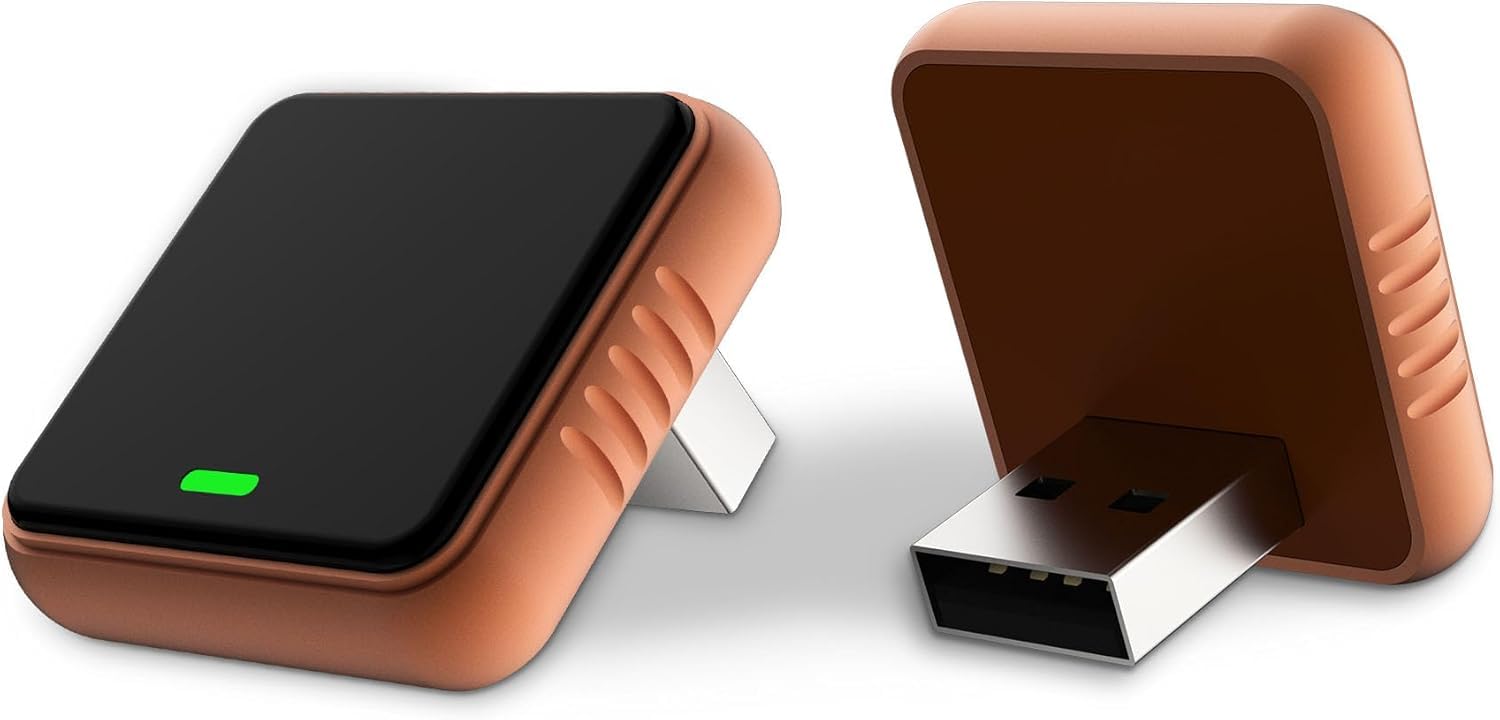 CarPlay Wireless Adapter for Ford Mustang 2017 2018 2019 2020 2021 2022 2023 2024, Converts Wired Carplay to Wireless CarPlay, 2 in 1 Plug and Play, Fast and Stable