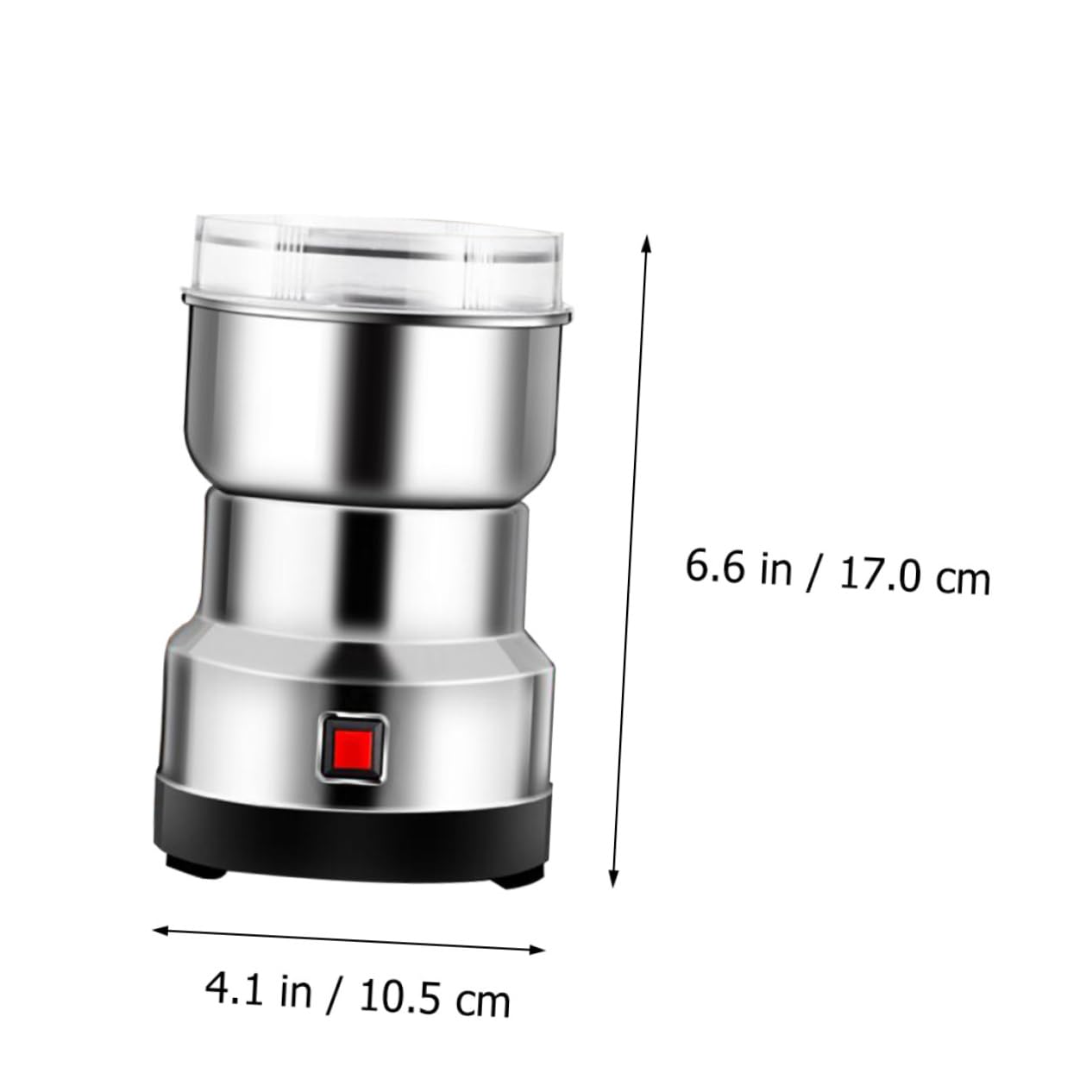 CONGARTENO Household Spice and Beans Grinding Machine Compact Electric Grinder for Nuts Grains and More Easy Clean Detachable Design Ergonomic Push Down