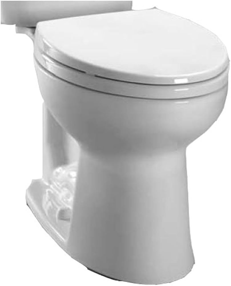 TOTO C244EF-01 Entrada Close Coupled Elongated Toilet Bowl, White