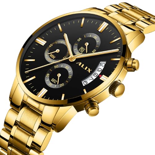 Image of ALIX Stylish Chronograph Date Display Water Resistant Analog Watch for Men