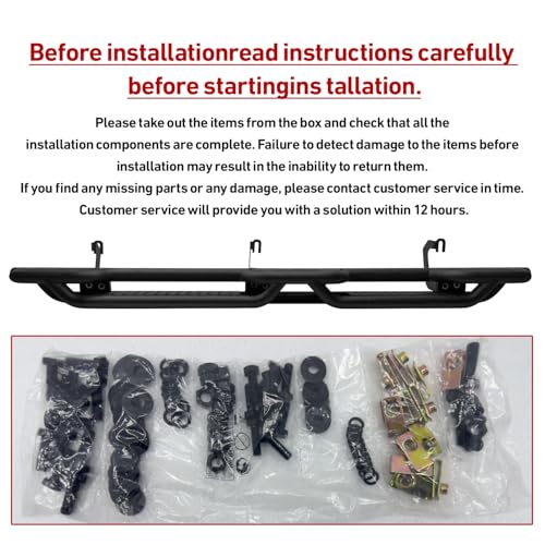Estribos laterales cab-length para Chevy Silverado 07-18 miniatura 4