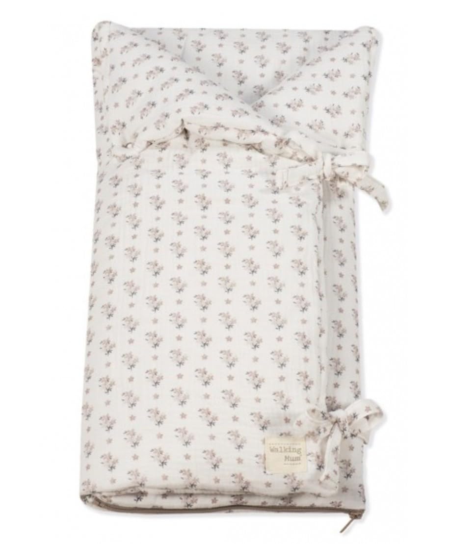 Arruyo manta Botton de Walking Mum (Rosa Claro)