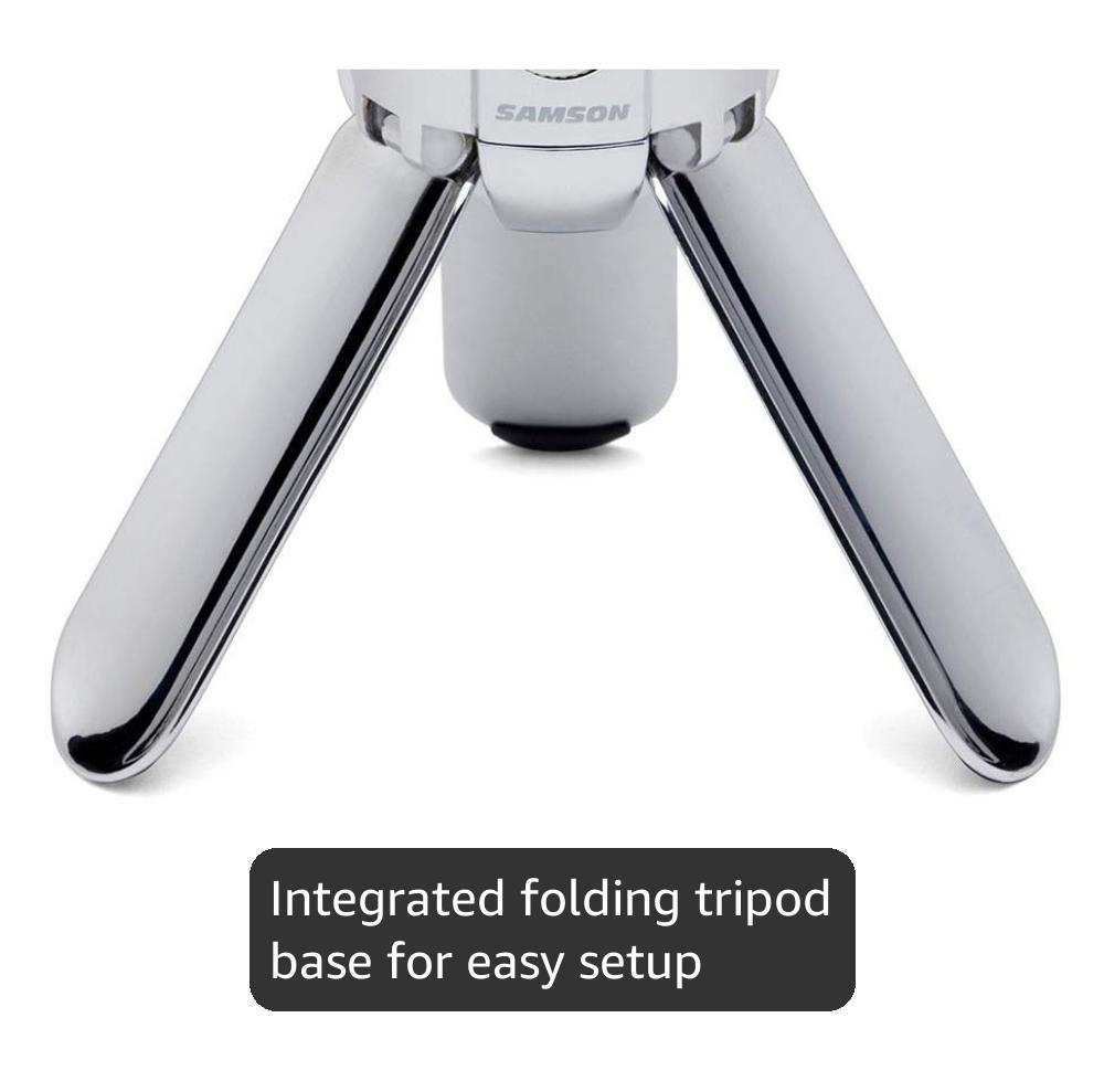 Samson Meteor Mic USB Condenser Podcasting Podcast Recording Desktop Microphone