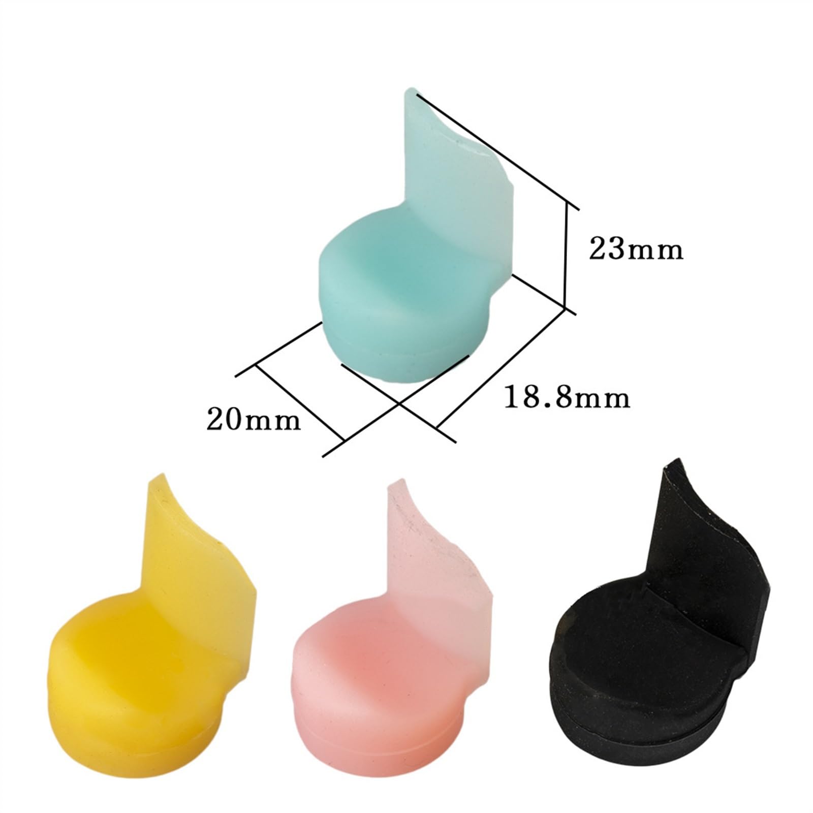 klarnet poduszka pod kciuk Klarnet Pokrowiec Na Palec Akcesoria Do Instrumentów Dętych Drewnianych (Color : Bk)