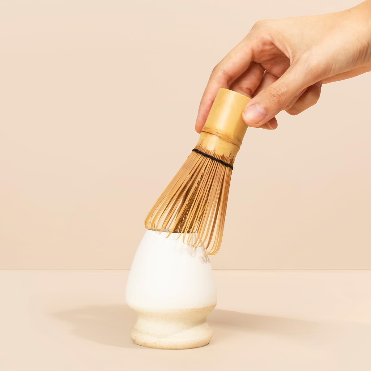 Set de Té Matcha de Iniciación Vainilla Matcha Kit, Cuchara medidora y Batidor de bambú. Matcha de Grado Ceremonial 100% Ecológico