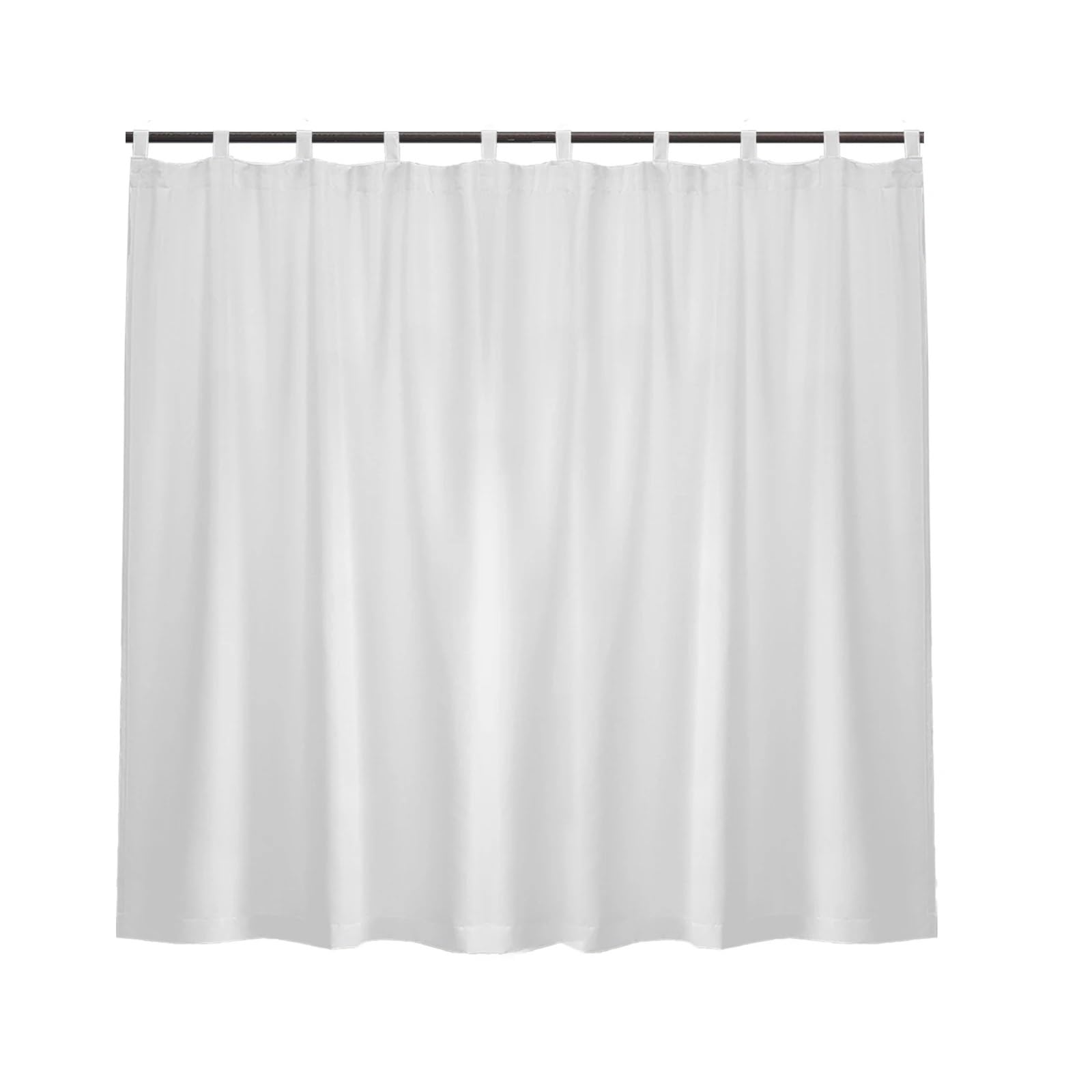 YXINAER Pergola Curtains Large Patio Waterproof Curtains Outdoor Garden Blackout(WHITE,254x213CM)
