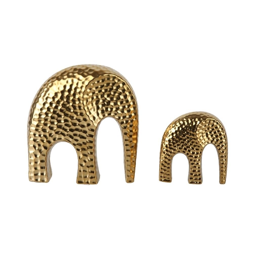 WQQYU6HKF Table Decorations Light Luxury Elephant Sculpture Crafts Ceramic Ornaments Creative Home Living Room Decorations Art Statue