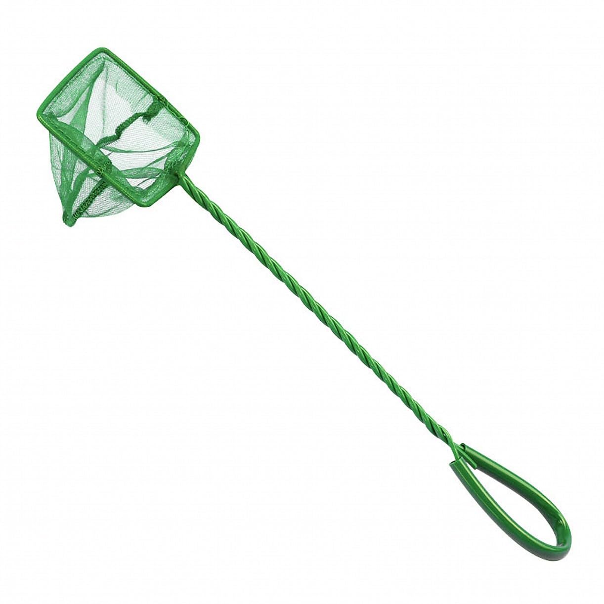 JZK 10x8cm Small fishing net for little fish tank, mini aquarium fish net, fine mesh tiny square landing net for small pond and water fountain, aquarium shrimp net, debris net