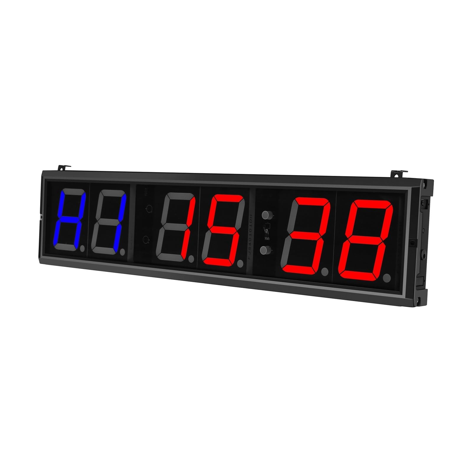 Compte à Rebours, Minuterie de gymnastique à intervalle numérique de 4 pouces, horlo murale LED, chronomètre avec télécommande for un entraînement facile en sécurité, ornements