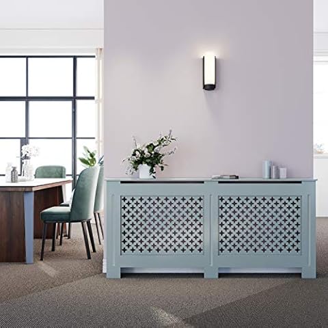 ELEGANT Grey Painted Radiator Cover Cover