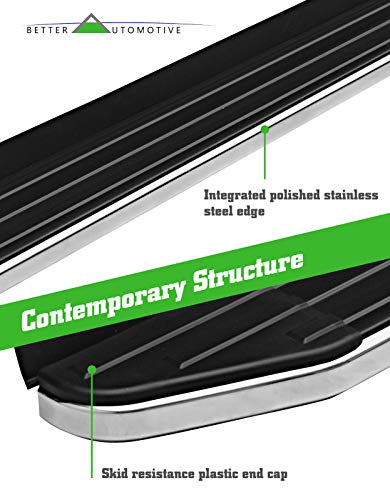 Estribos Running Board de Aluminio Negro 5.5" miniatura 4