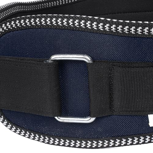 Image of APRODO Unisex 5'' inch Wide Nylon Eva Waist Support Belt Sport Pressurized Weightlifting Bodybuilding Fitness Squatting Training Lumbar Back Supporting Safety Belt