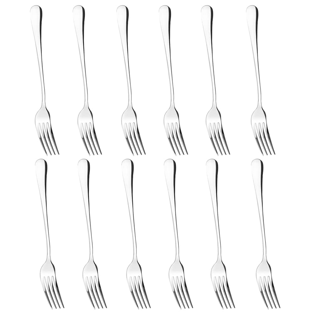 ACONDE Dinner Fork, 12 Pcs Stainless Steel Dinner Forks Table Forks for Salad, Pasta, Steak