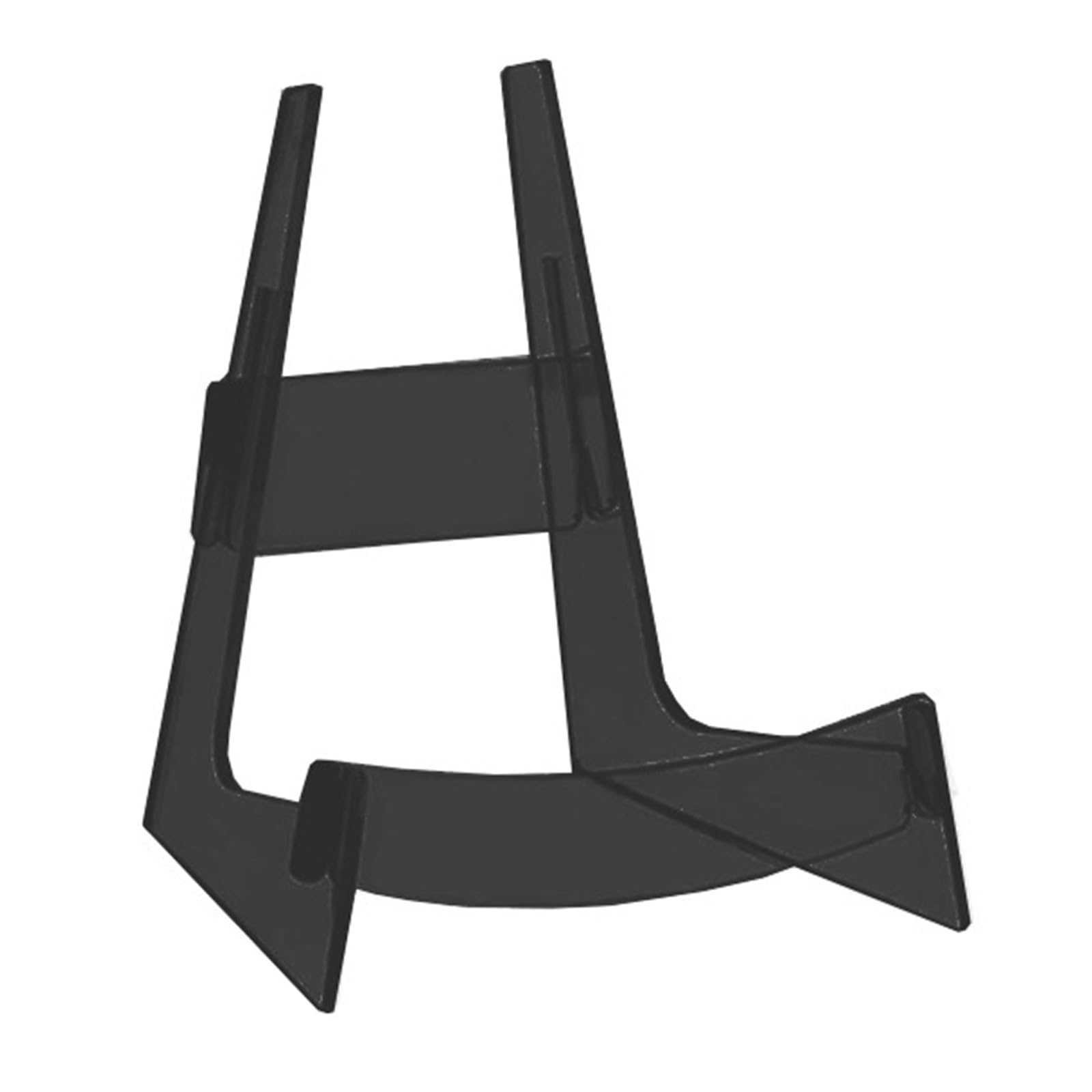 Kalttoy Black Guitar Stand, Foldable Electric Guitar Thicken L-Framed Vertical Stand Musical Instrument Holder Floor Brackets Rack
