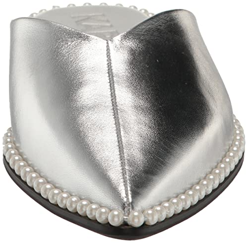 Image of Karl Lagerfeld Women's Vyra Studded Slip on Loafer Mule with Pointed Toe