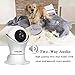HD 1080p Pet Camera，Dog Camera 360° Pet Monitor Indoor Cat Camera with Night Vision and Two Way Audio
