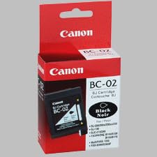 Canon Cartucho de inyección de tinta, 0.99 oz de rendimiento de 500 páginas Negro. BC-02  CNM0881A003  BC-02