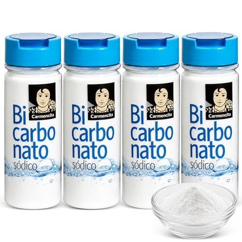 Bicarbonato de sodio alimenticio, Ayuda a reducir la acidez estomacal, Utilizado como diluyente de colorantes y en la confitería, bollería, repostería y galletas, Contiene 4 Unidades de 200 gr