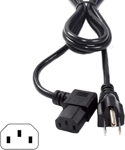 Miniatura 2 de HQRP Cable de alimentación de CA para caminadora Horizon Fitness SC2250T TM606B, cinta de correr T100 TM629C, cable de red de cinta de correr