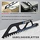 MUOZLOP Säbelsägeblätter Stein， säbelsägeblätter hartmetall ，steinsäge，Sägeblätter Säbelsäge für Porenbeton, Metall，Ziegel，Beton (2, 305mm)