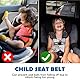 Kaslaider 2 Stück Kindersicherheitsgurt Schnalle Gurt, Verschluss Kindersitz Gurt Sicherung, Abschnallschutz Kindersitz, Gurtsammler Kindersitz, Autositz Brustgurt Clip für Autositze Kinderwagen