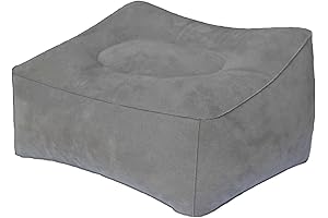 Inflatable Travel Foot Rest Pillow: Comfort on the Go