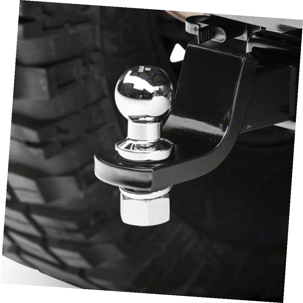 Trailer Hitch Ball Mount Solid Trailer Hitch Tow Ball Replacement for Off-Road Vehicles