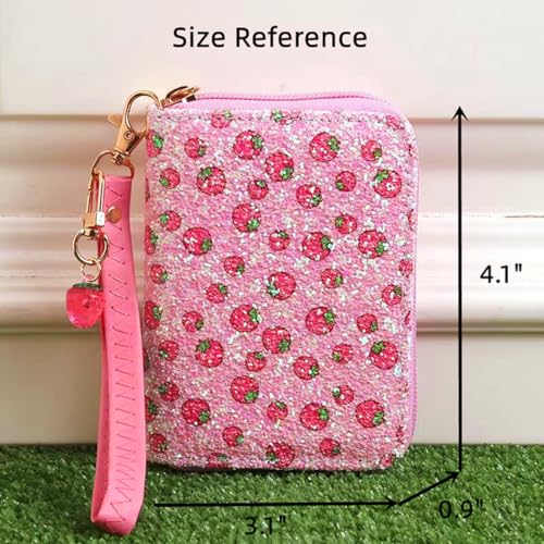 Little Girls Coin Purse Kids Small Wallet for Teen Girls Women Mini Coin Pouches with Strap Cute Cartoon Card Holder Cat Kitty Panda Unicorn2