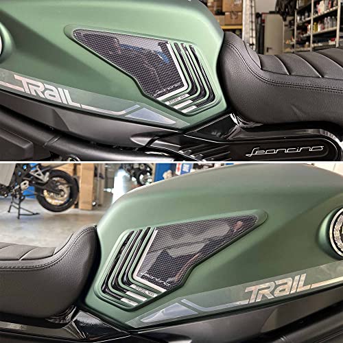 labelbike - 3D Stickers for motorcycle side tank compatible with Benelli Leoncino 800 Trail