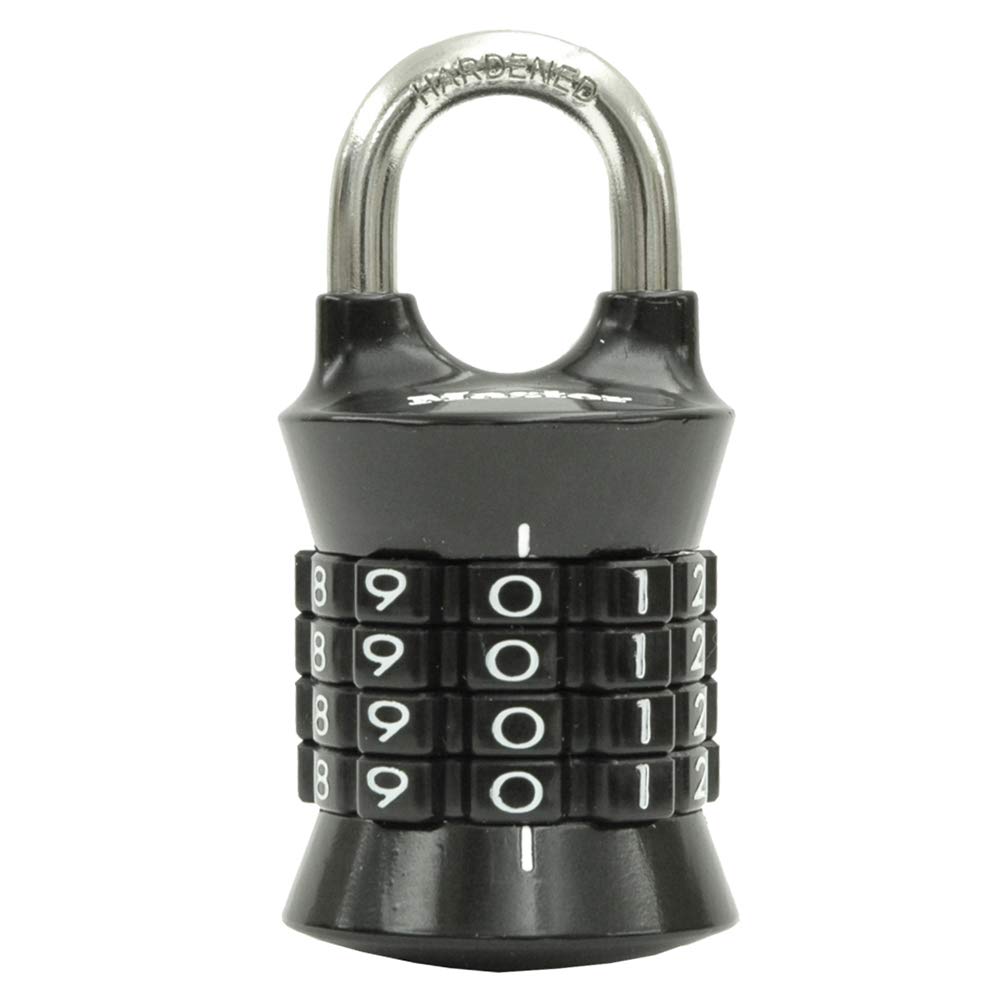 Master Lock 1535D Locker Lock Set Your Own Combination Padlock, Assorted Colors, 1 Pack